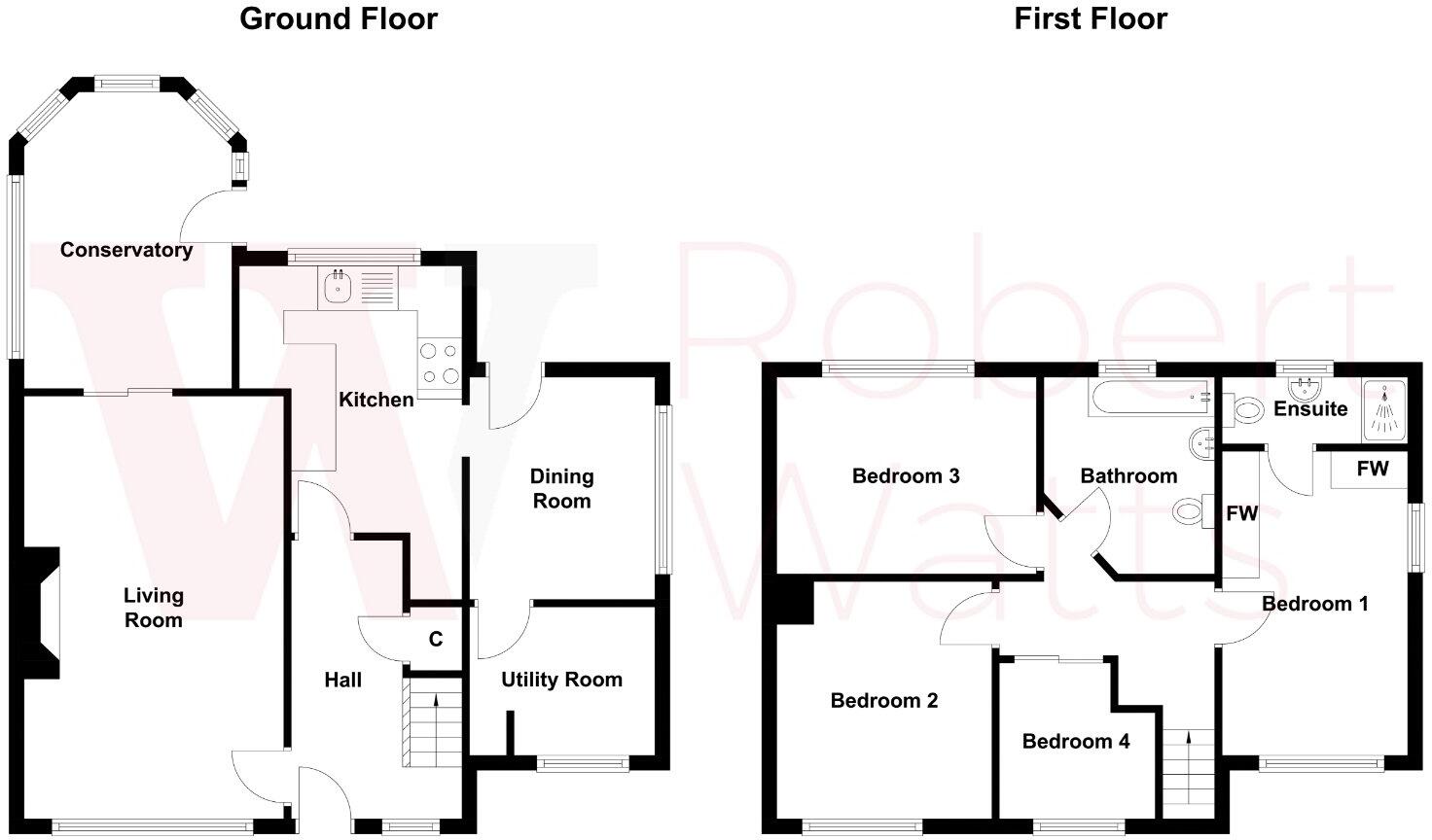 Low Ash Drive, Wrose, Shipley, BD18 floorplan