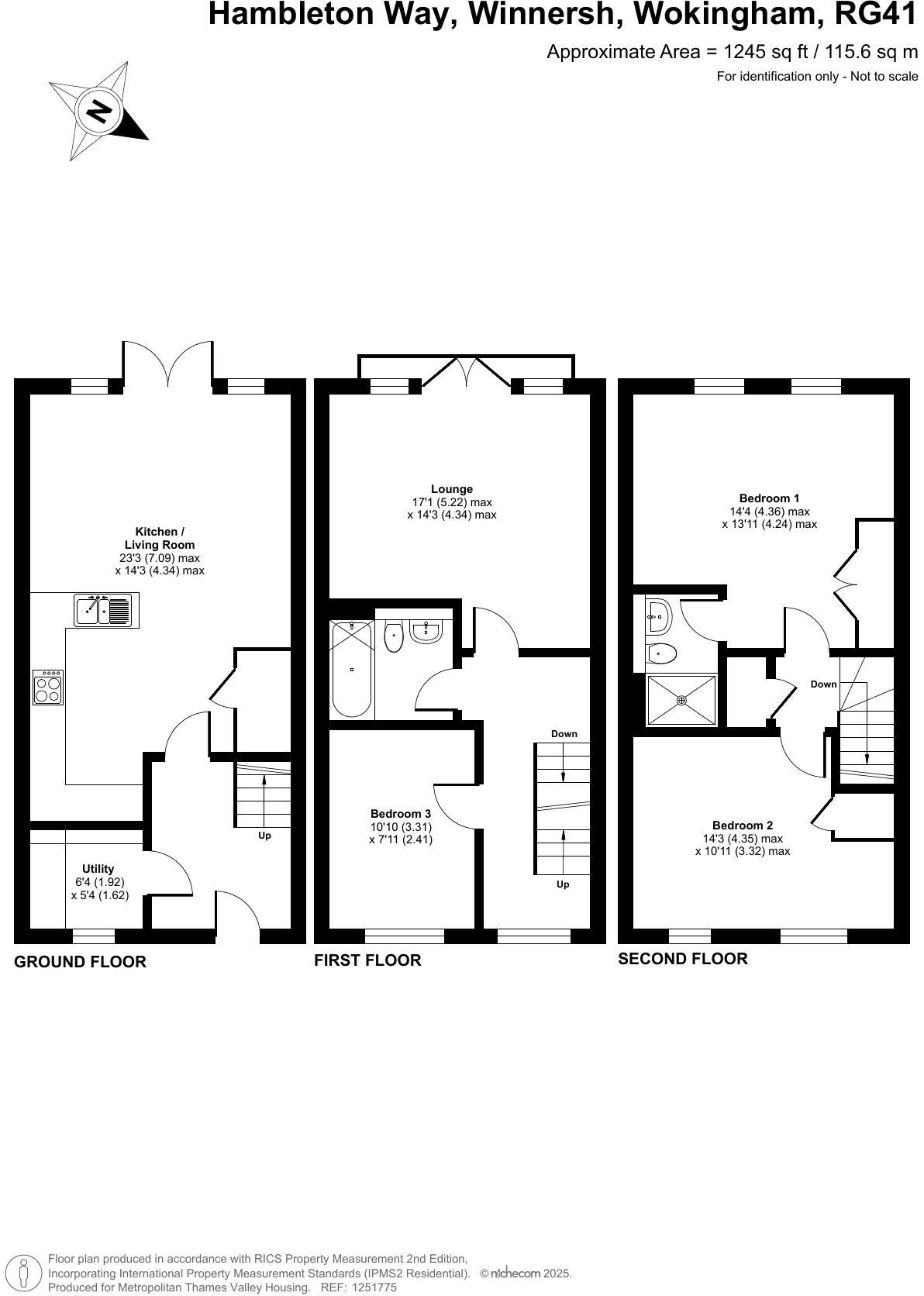Hambleton Way, Wokingham, Berkshire, RG41 floorplan