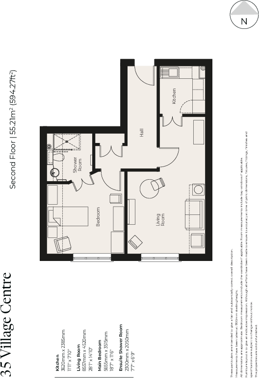 No. 35 Village Centre, Richmond Villages Aston On Trent, Derbyshire, DE72 2EQ floorplan