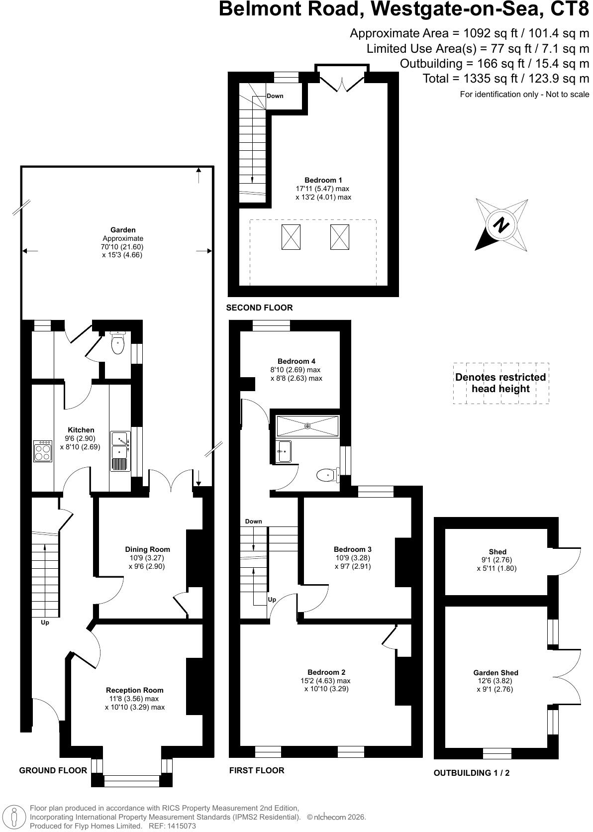 Belmont Road, Westgate On Sea, CT8 floorplan