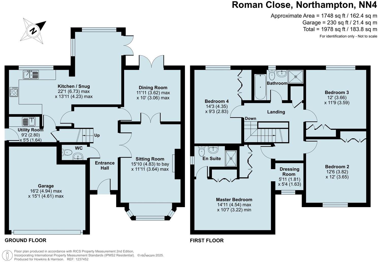 Roman Close, Wootton, Northampton, NN4 floorplan