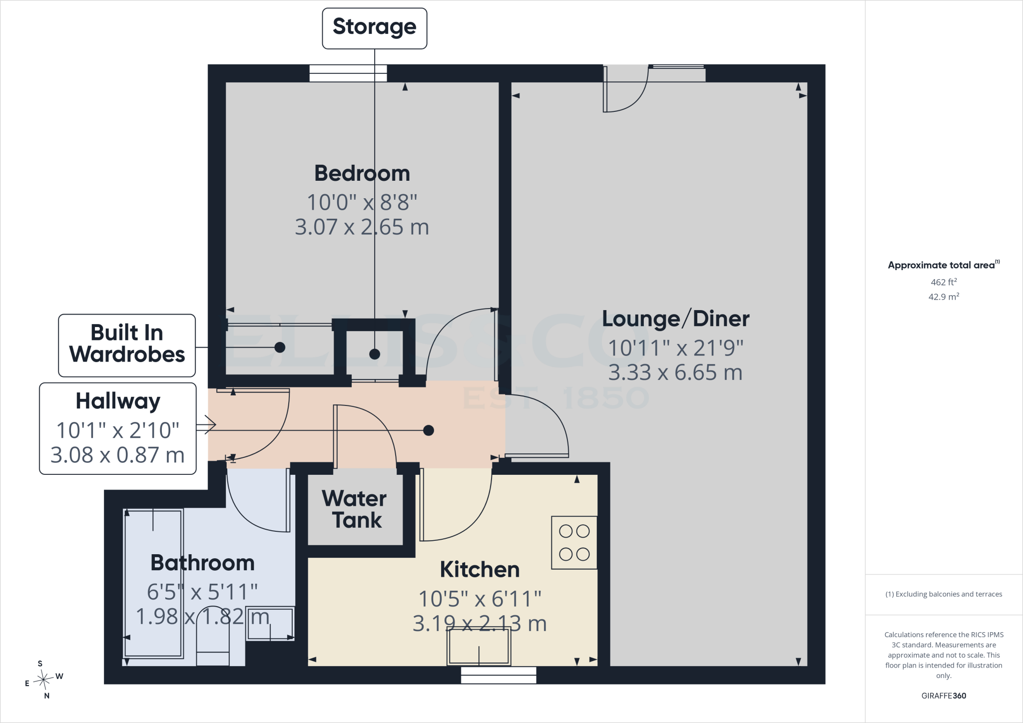 Arundel Close, Tonbridge, Kent, TN9 floorplan