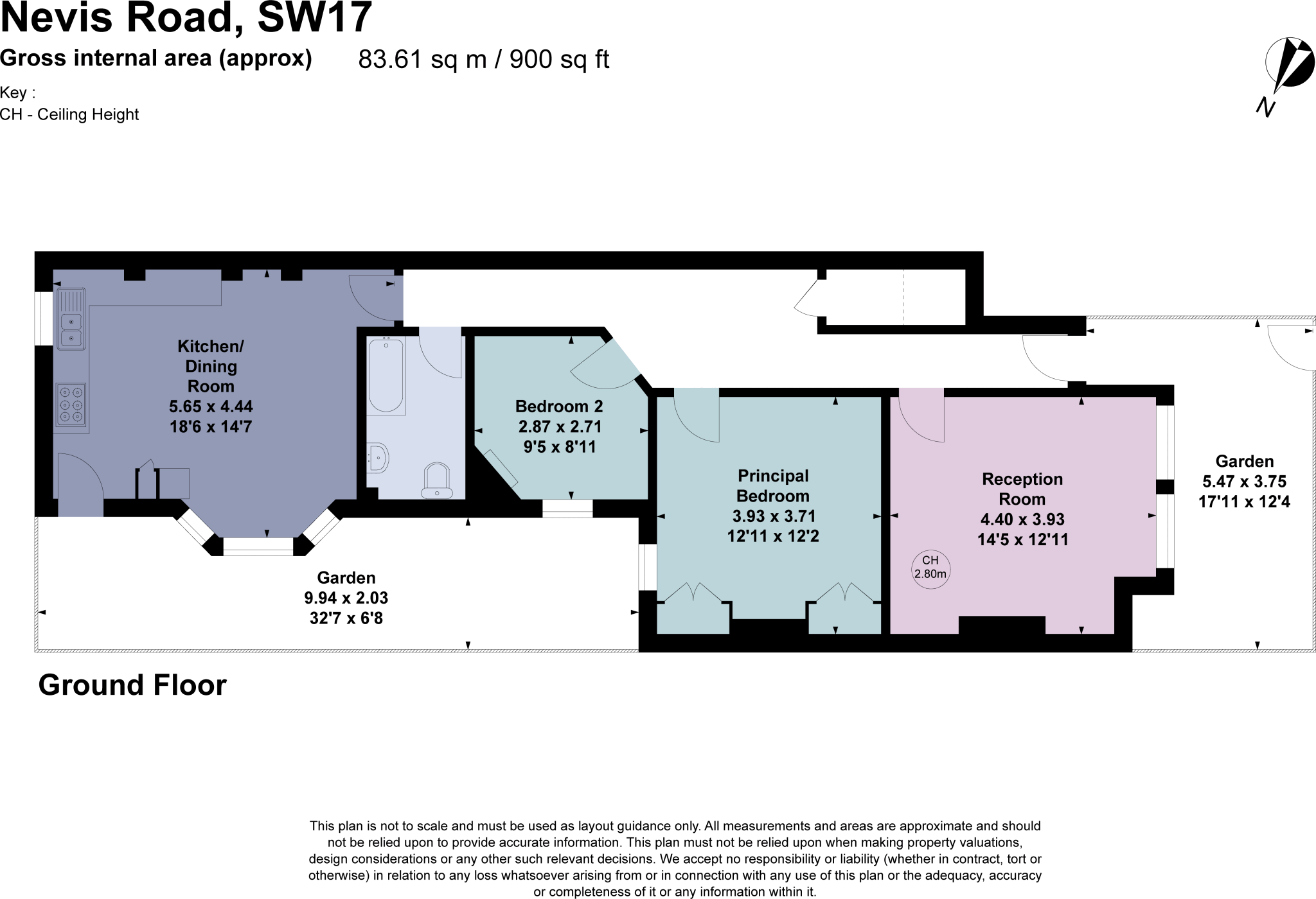 Nevis Road, London, SW17 floorplan