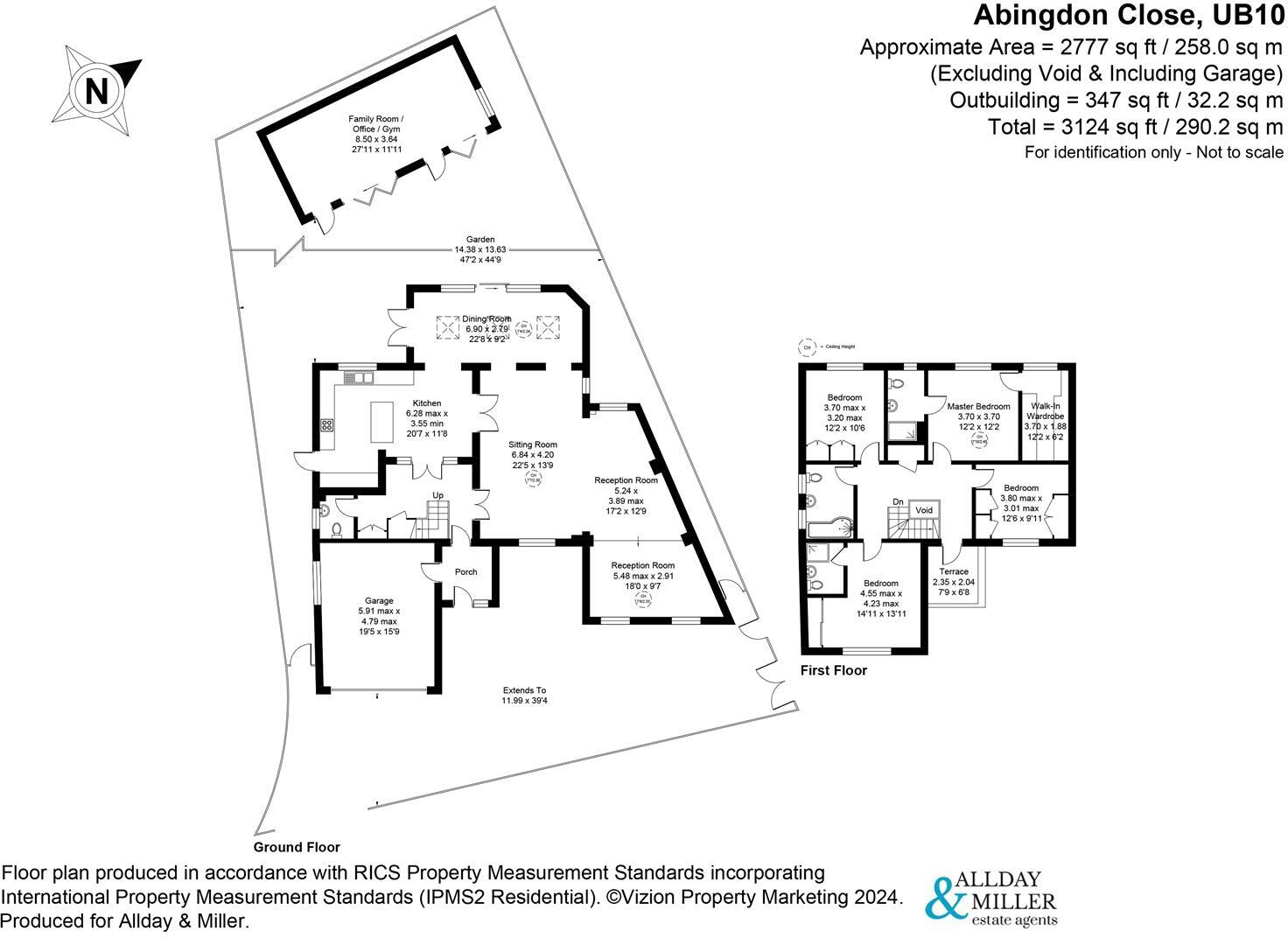 Abingdon Close, Uxbridge floorplan