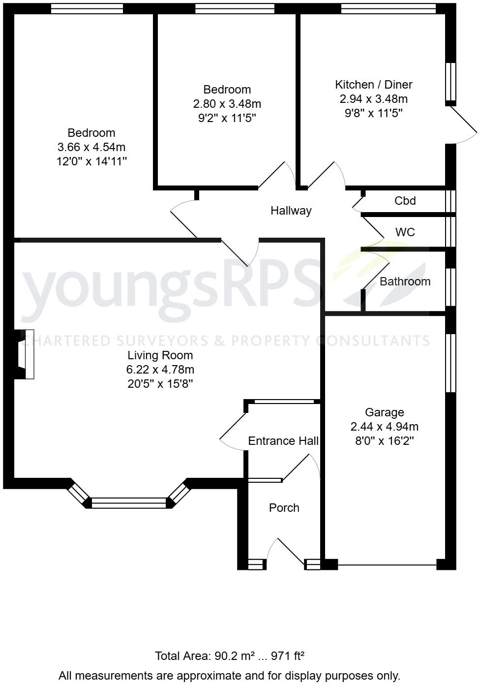 Wycliffe Avenue, Northallerton, North Yorkshire, DL7 floorplan