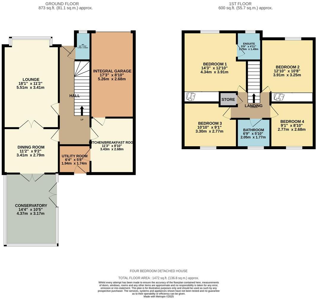 The Bowers, Chorley floorplan