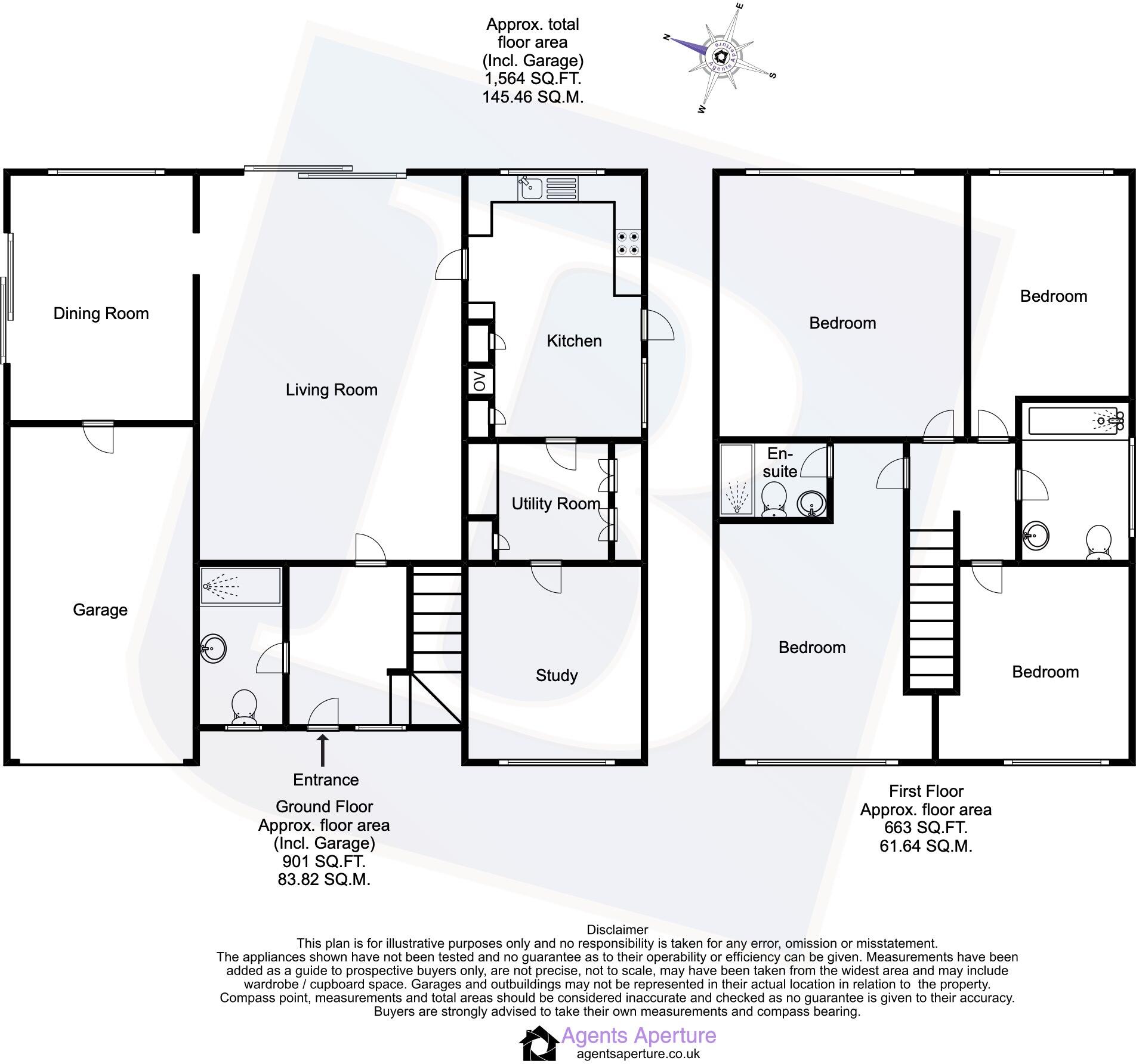 Spital Lane, Brentwood, Essex, CM14 floorplan