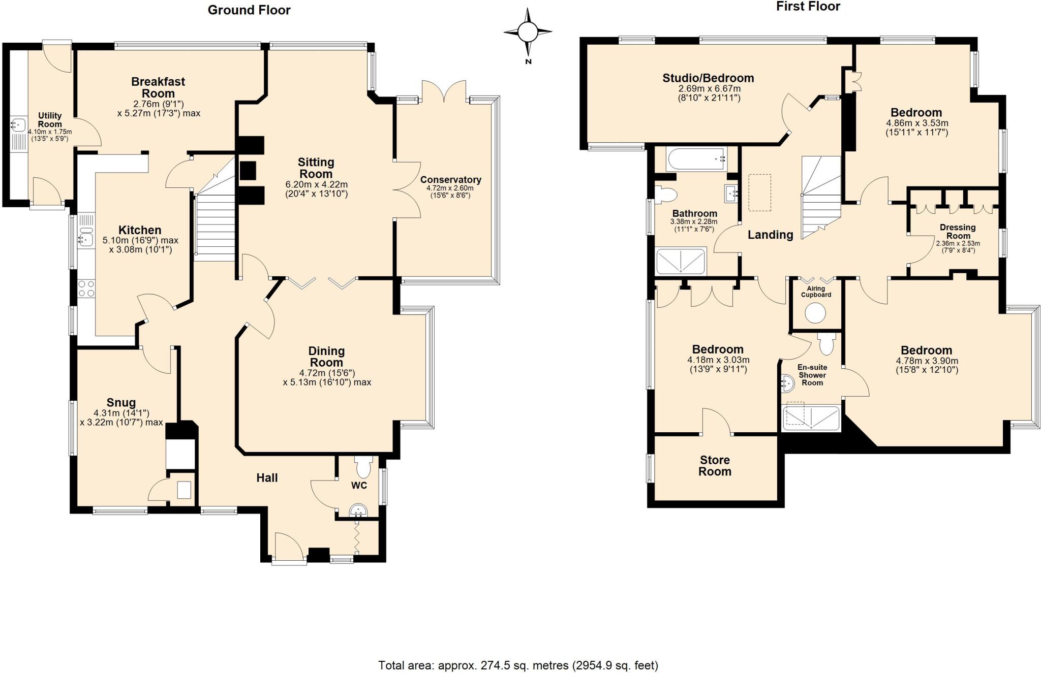Goodrich, Ross-on-Wye, Elevated Position floorplan