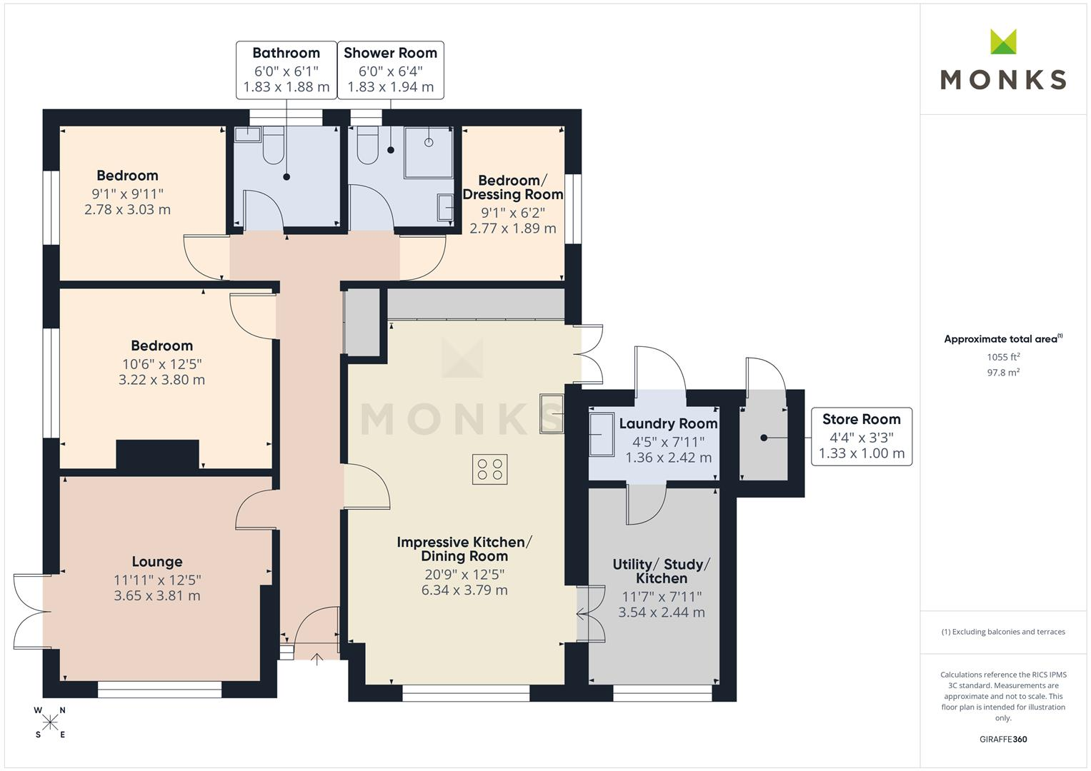 Pant, Oswestry floorplan