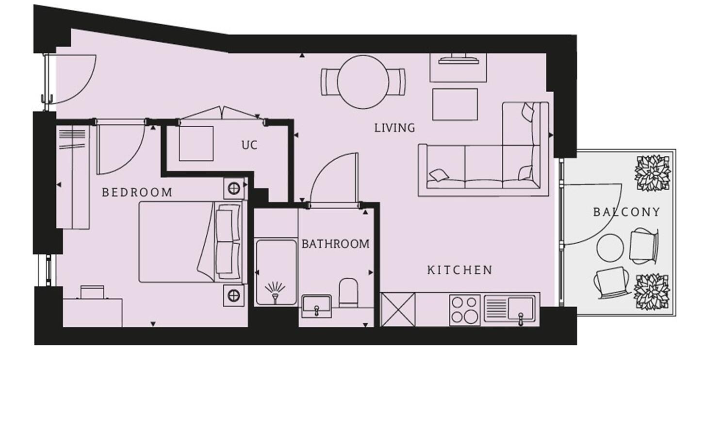 Wryneck Apartments, NW9 floorplan