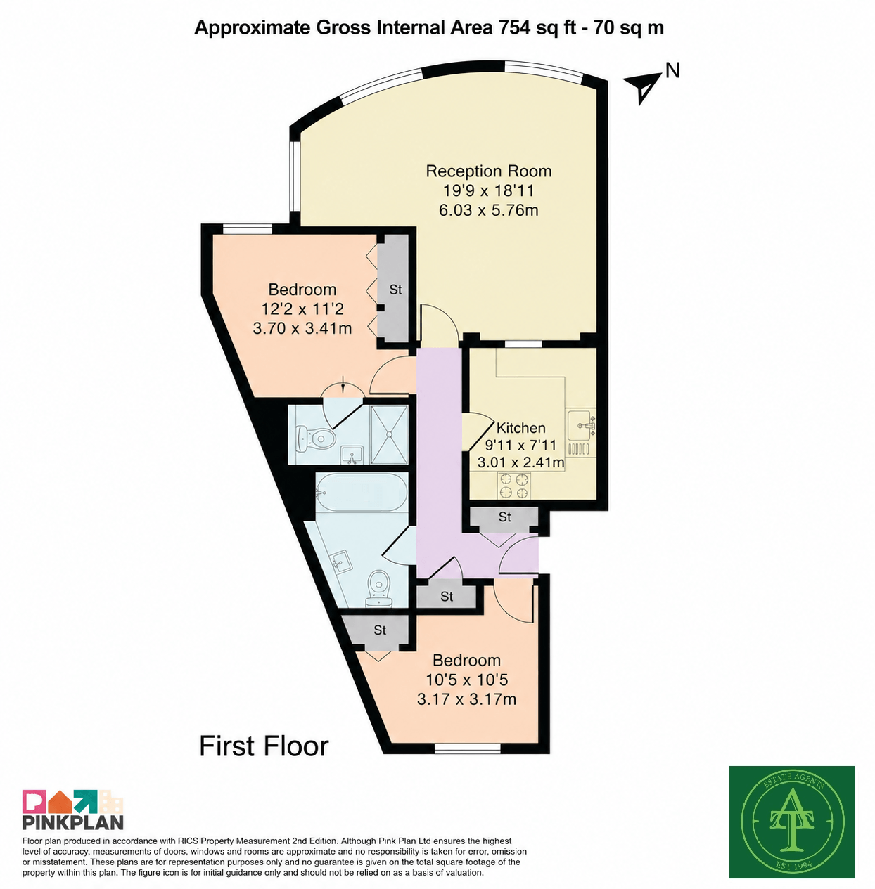 Bourneside Crescent, Southgate, London, N14 floorplan