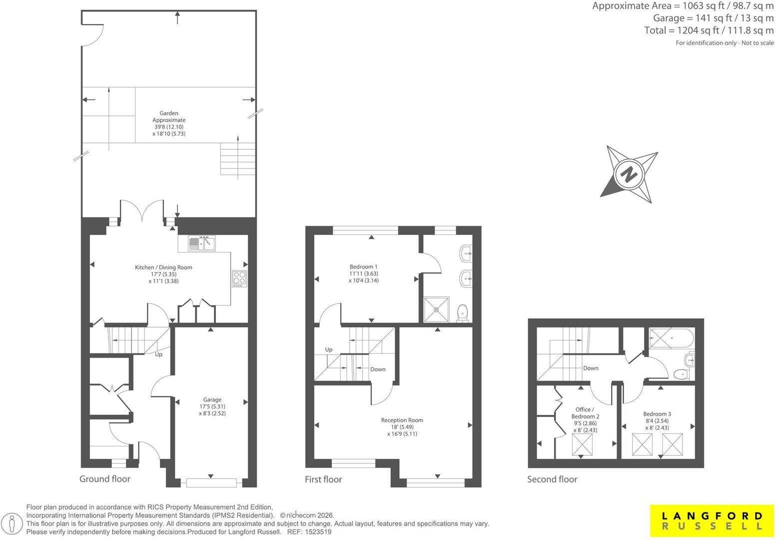 Rolvenden Gardens, Bromley floorplan