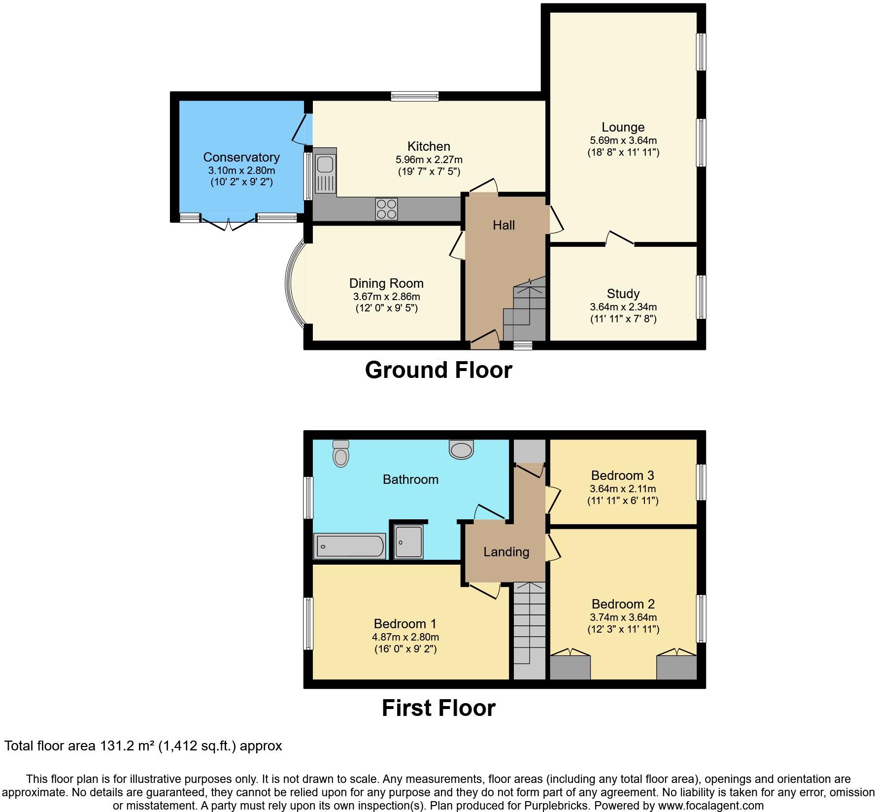 85 Sparrows End Lane floorplan