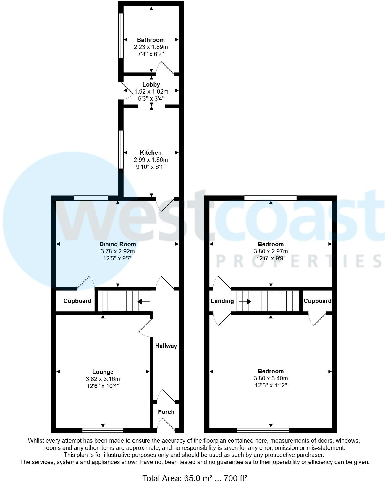 Cuthbert Street, Highbridge, Somerset, TA9 floorplan