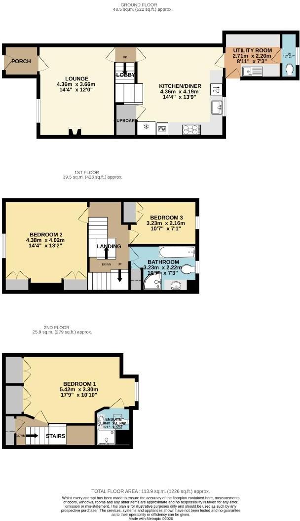 Queensway, Mildenhall floorplan