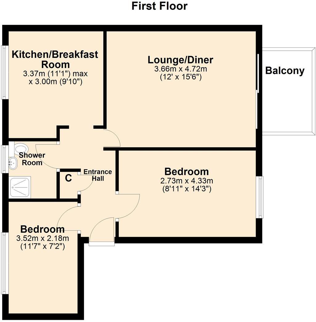 Stanford Hall, Gordon Road, Corringham floorplan