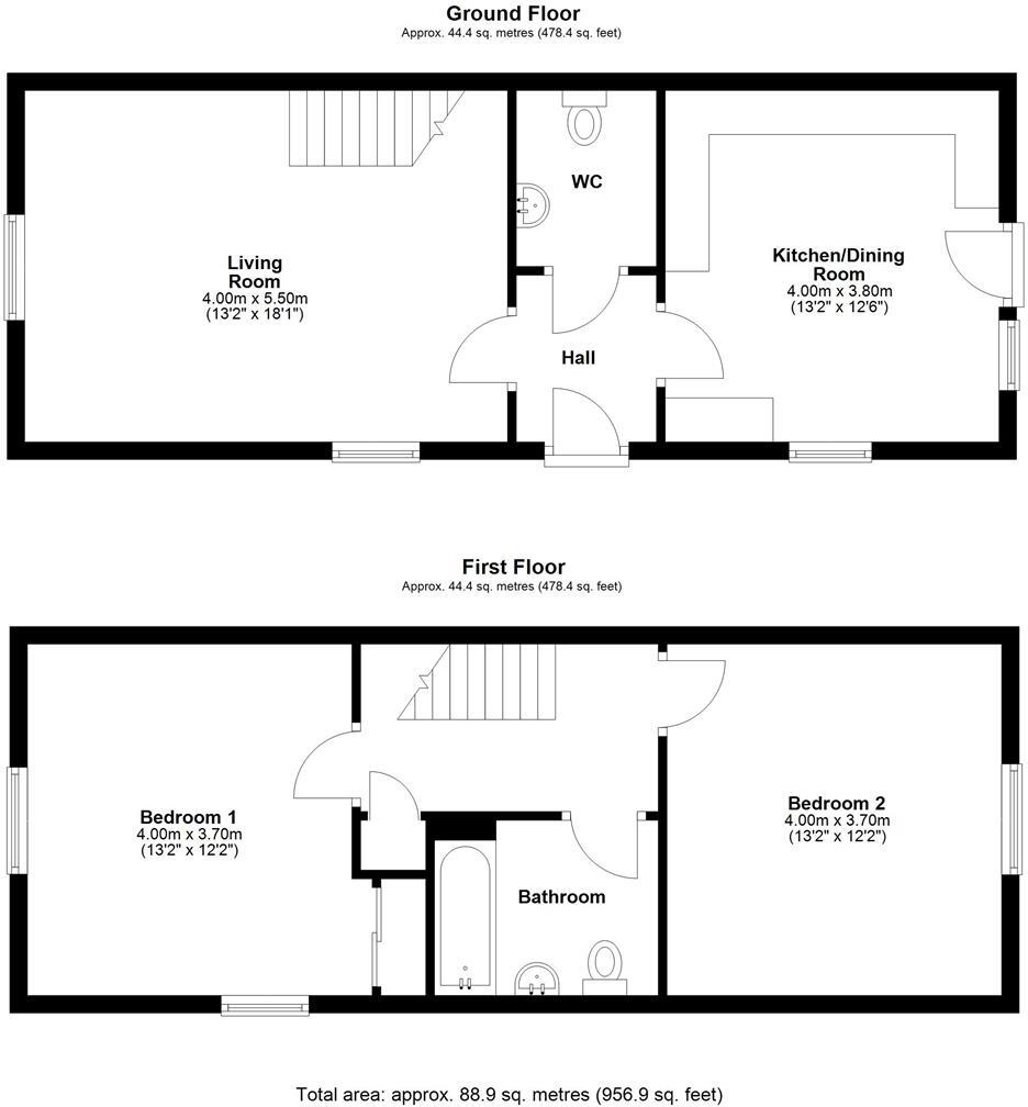 Swan View Close, Dothill, Telford floorplan