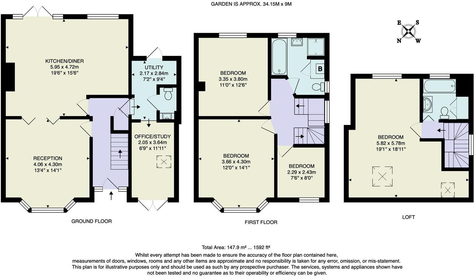 Hollywood Way, Woodford Green floorplan