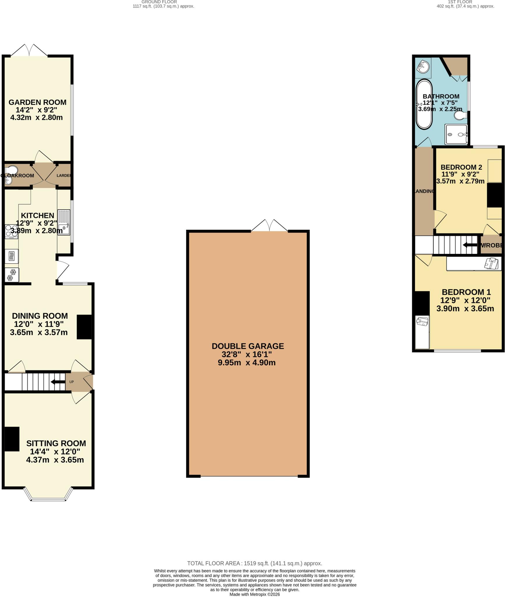 Henfield Road, Horsham, RH13 floorplan