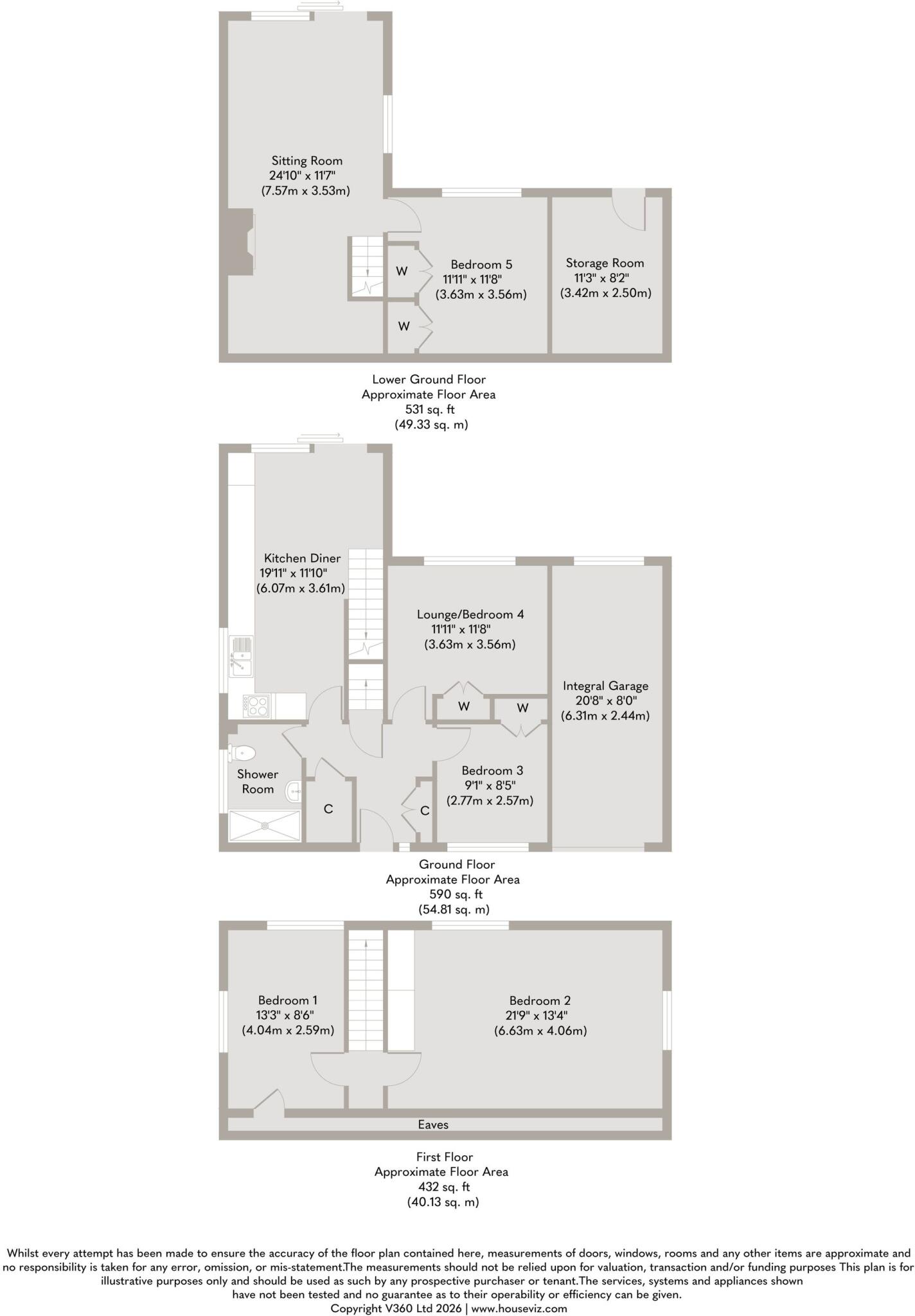 Deceptively Spacious Home in Peaceful Southrepps floorplan