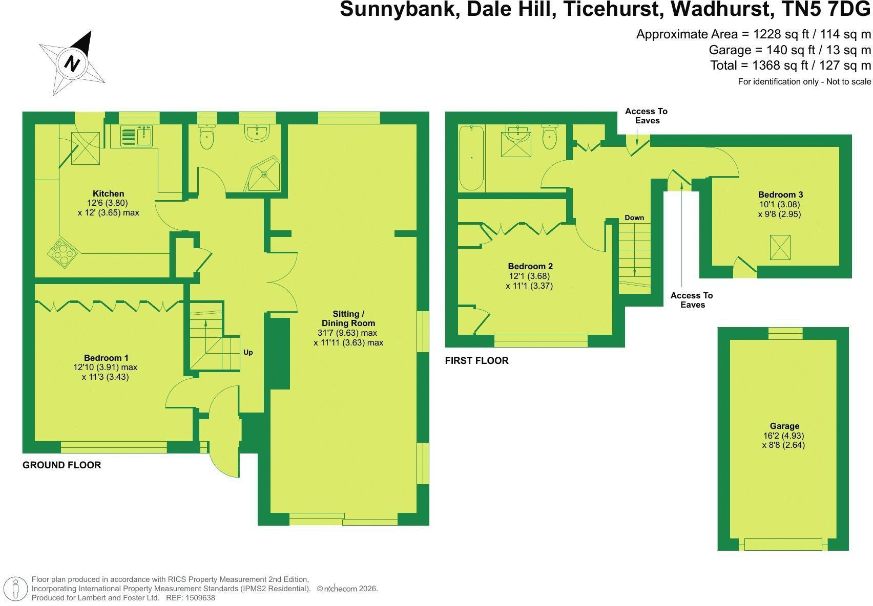 Dale Hill Ticehurst floorplan