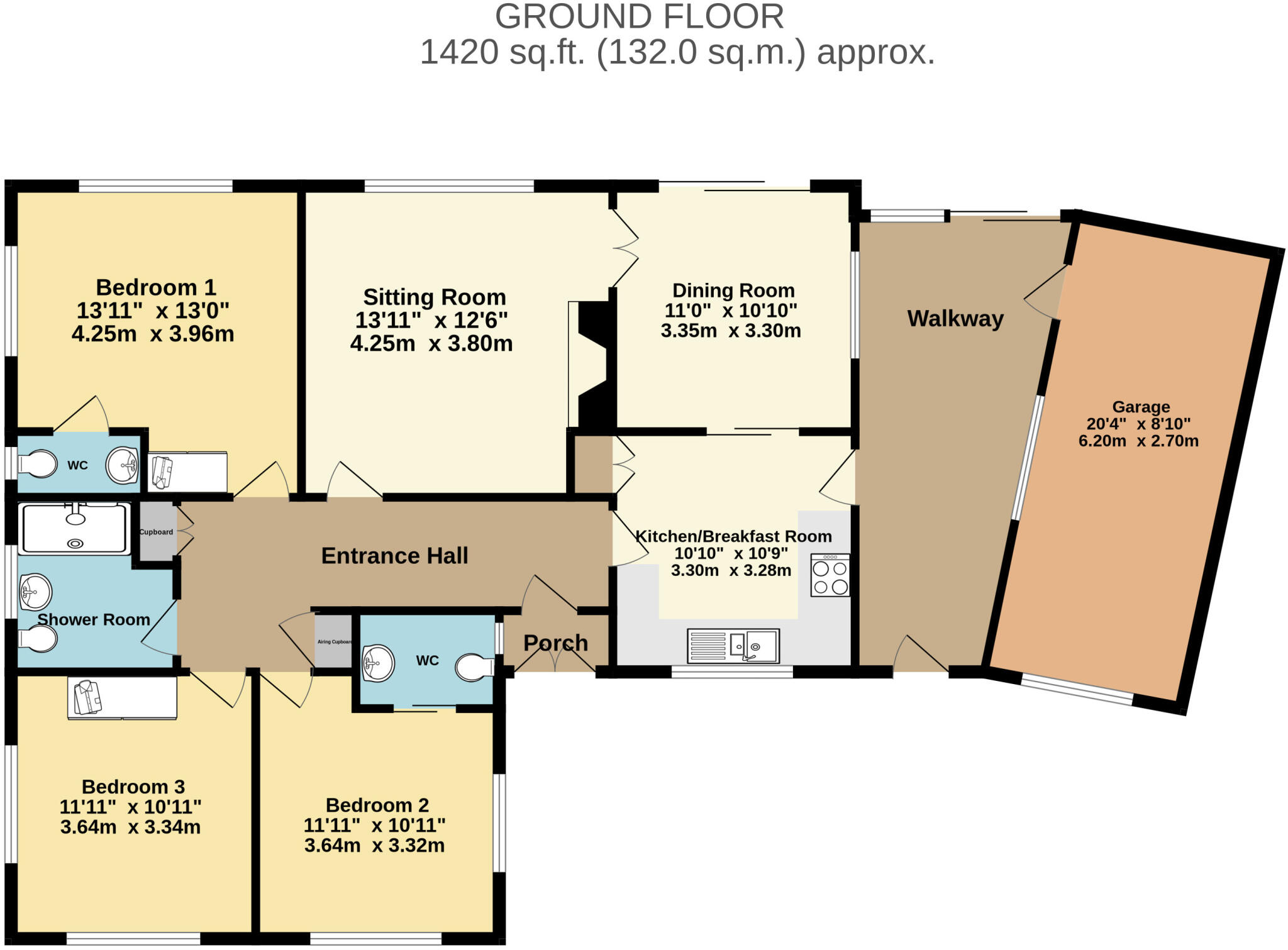 Lyme Crescent, Highcliffe, Christchurch, Dorset, BH23 floorplan