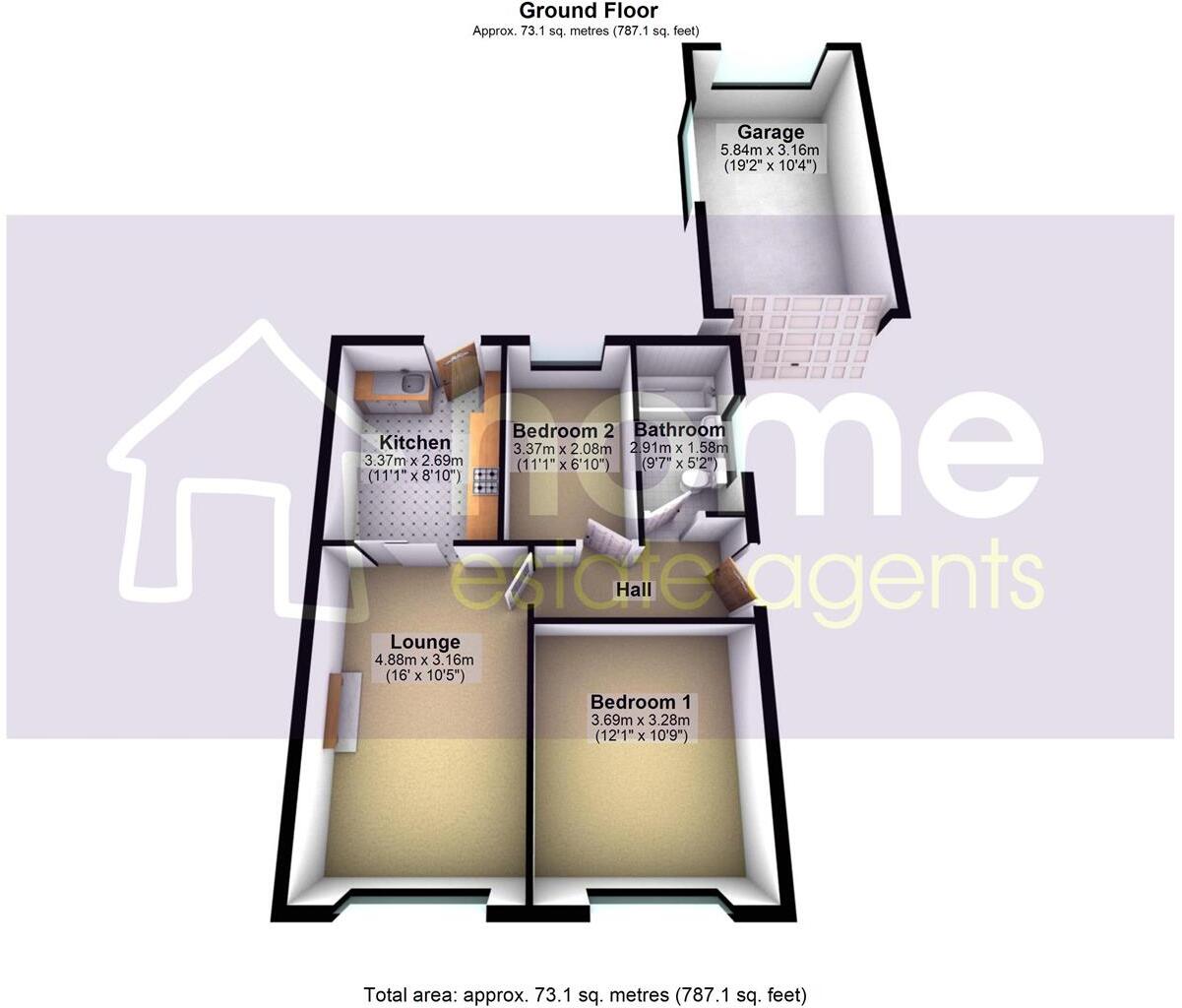 Richmond Crescent, Mossley floorplan