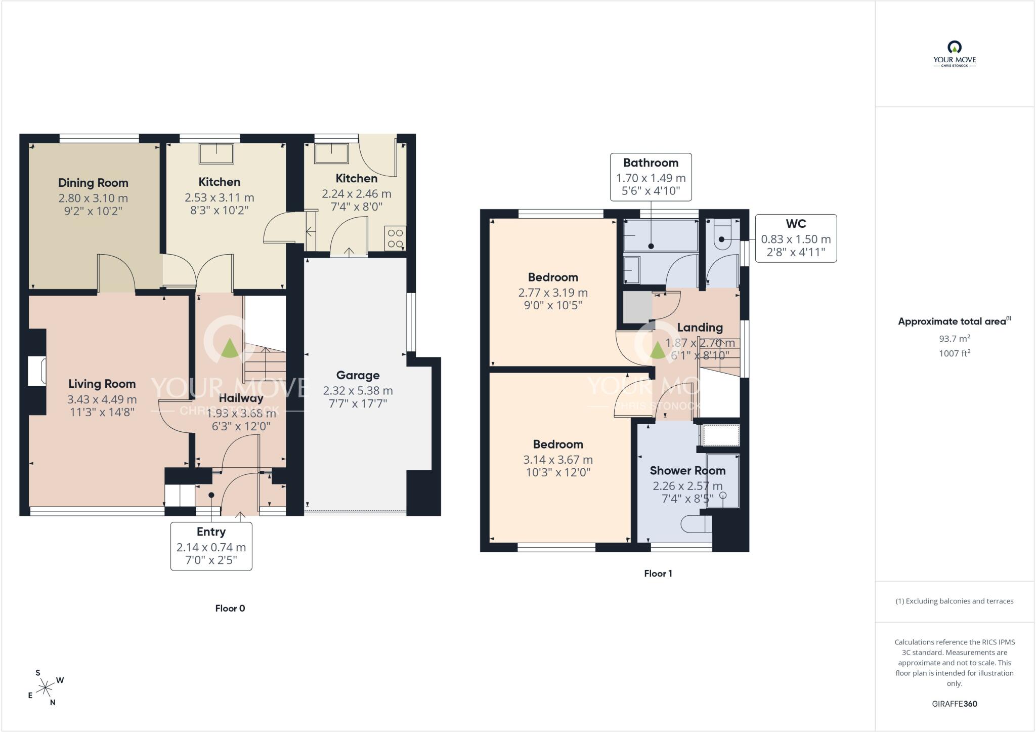 Cowan Close, Blaydon-on-Tyne, Tyne and Wear, NE21 floorplan