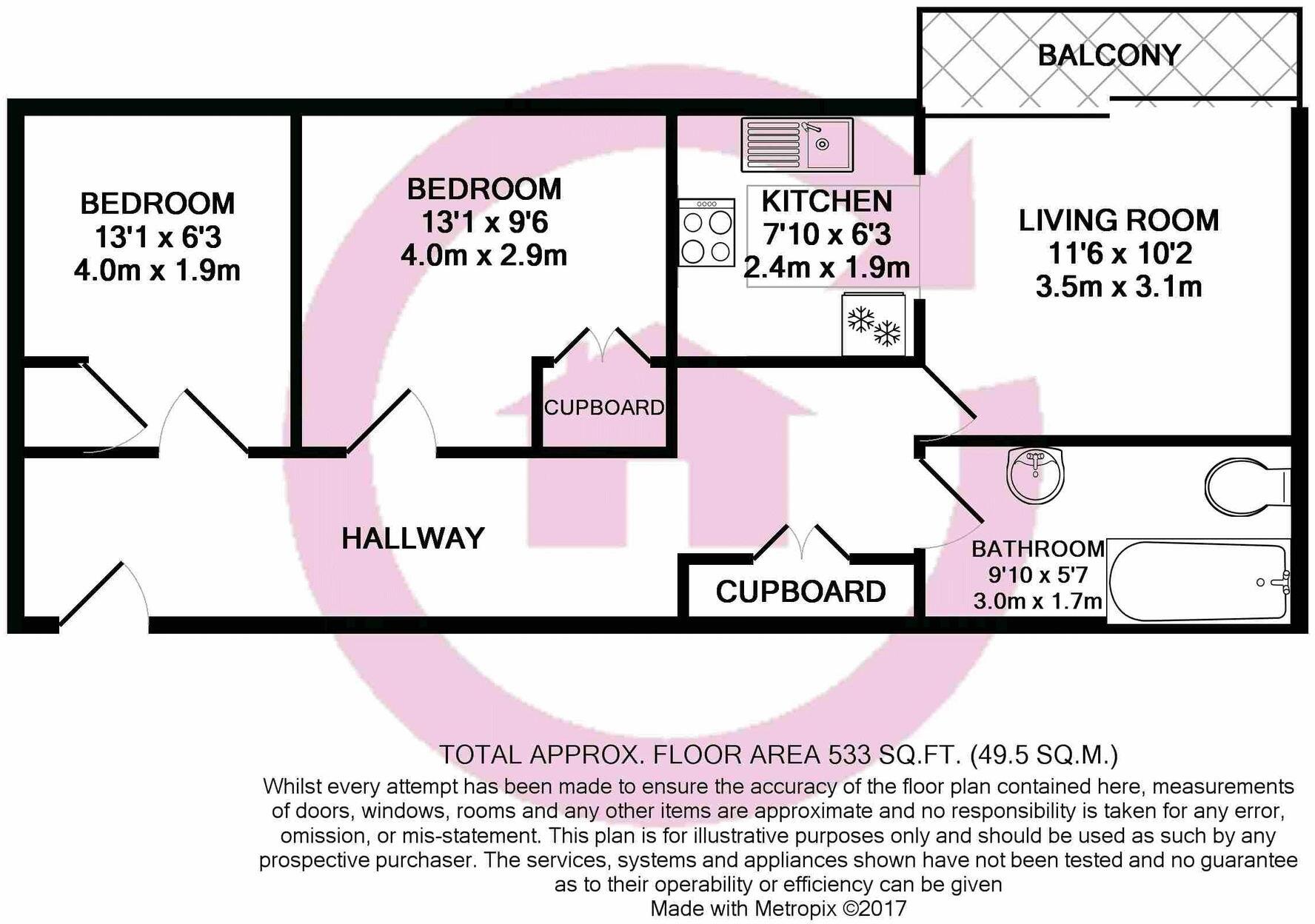 Brookbank Close, Sovereign House, GL50 floorplan