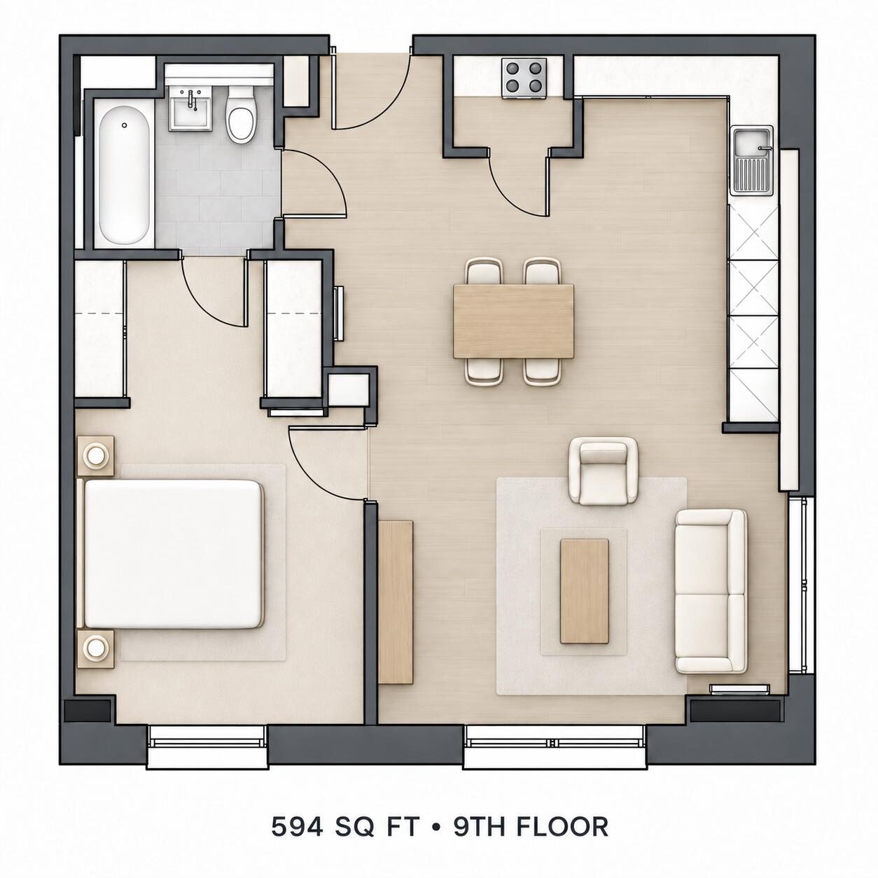 Sutton Court Road, Sutton floorplan