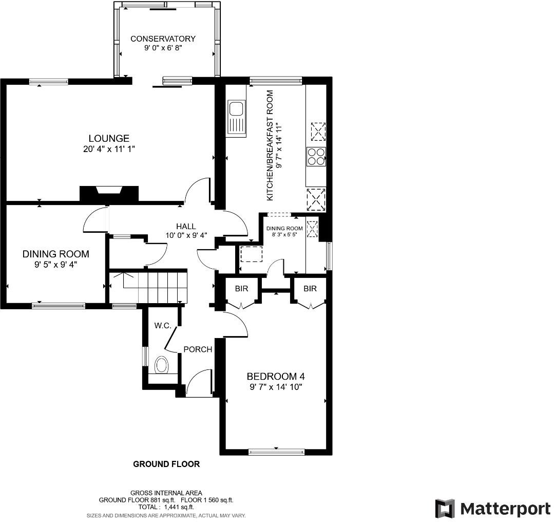 Maes Ffynnon, Ruthin floorplan