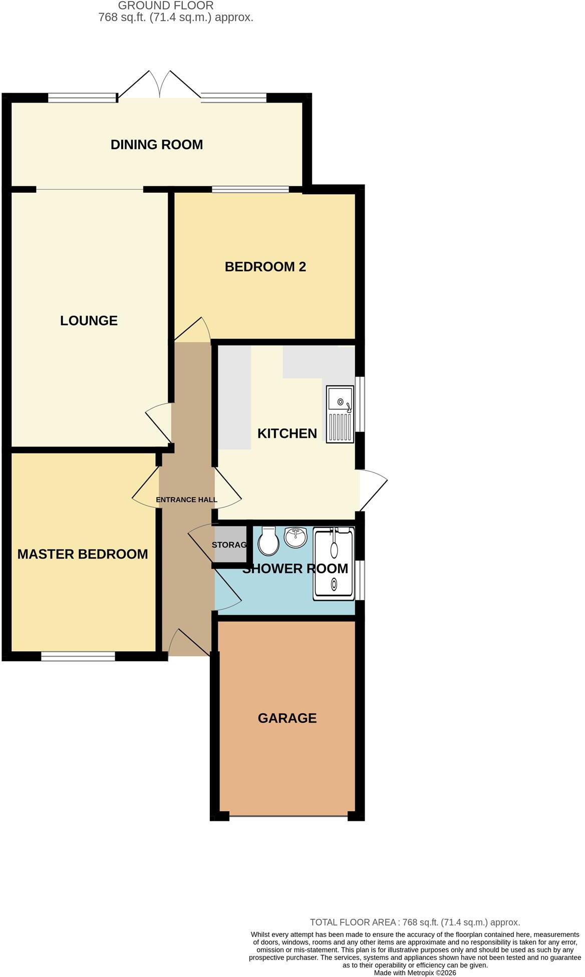 Laburnum Crescent, frinton on sea floorplan