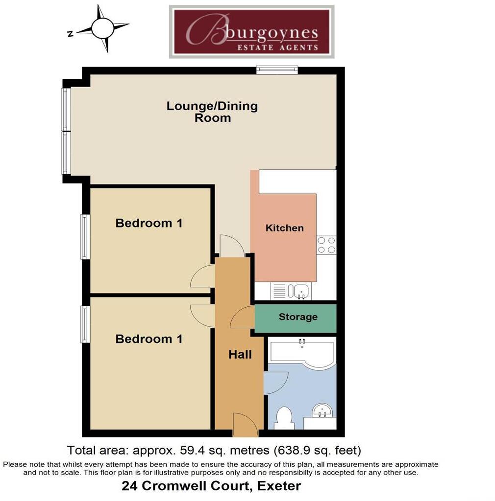 Cromwell Court, Heavitree floorplan
