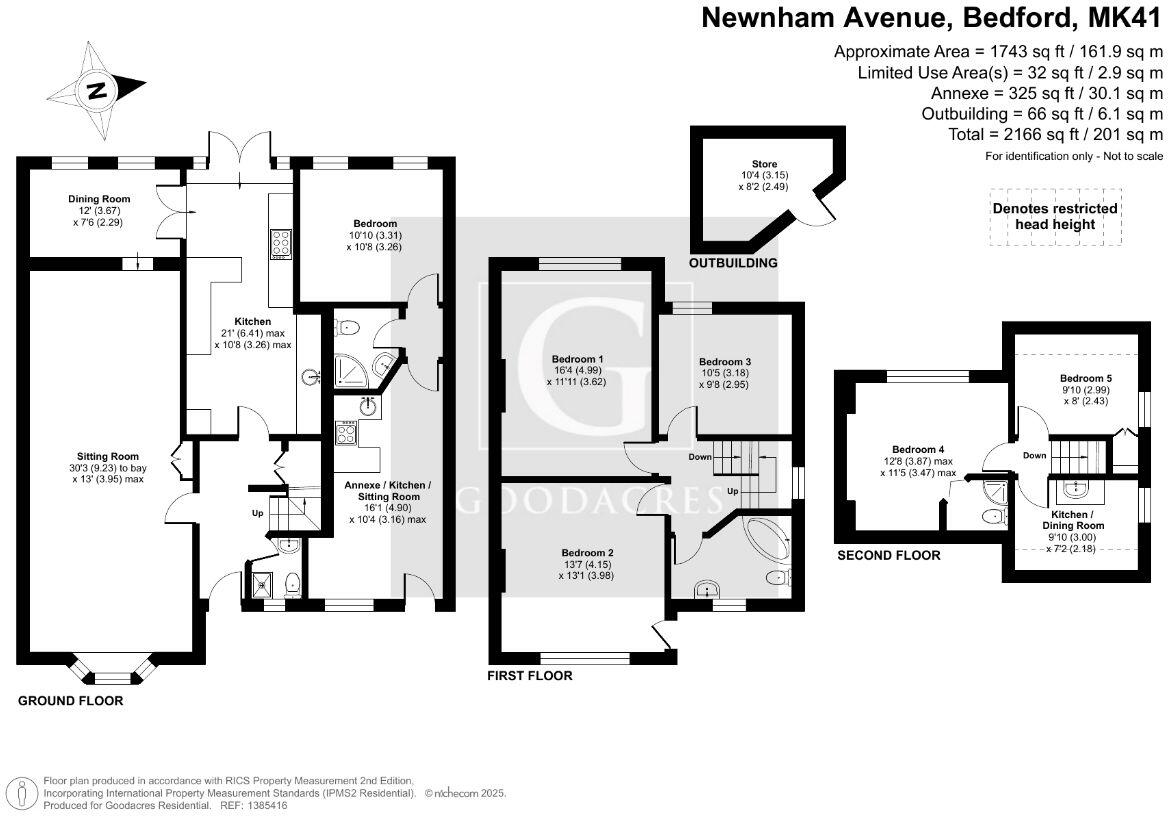 Newnham Avenue, Bedford floorplan