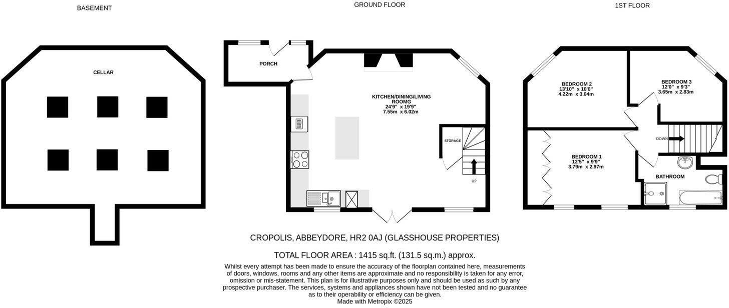 Abbeydore, Hereford, HR2 0AJ floorplan