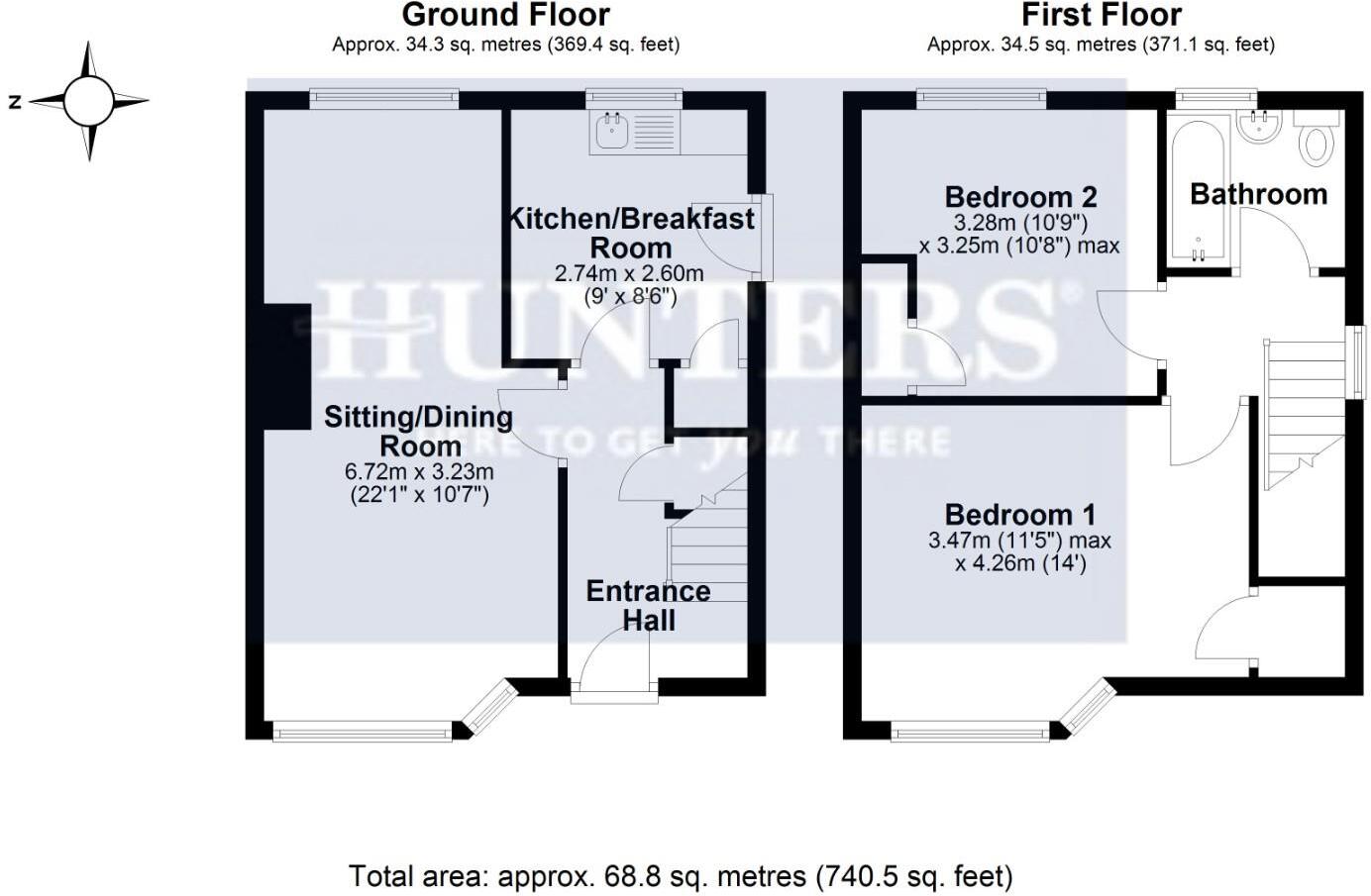 Hill Close, Stroud floorplan
