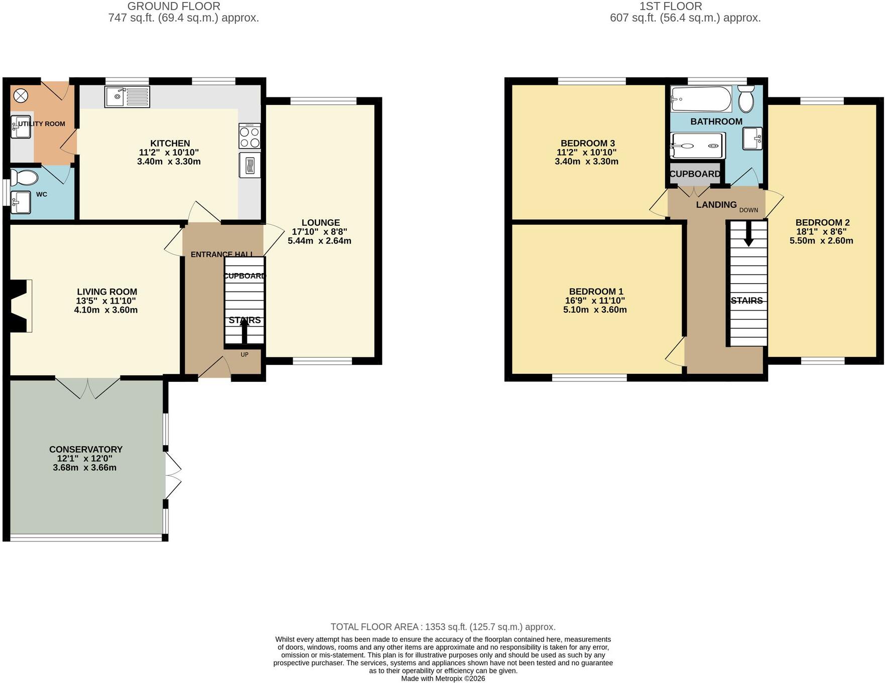 Farden, Bitterley, SY8 floorplan