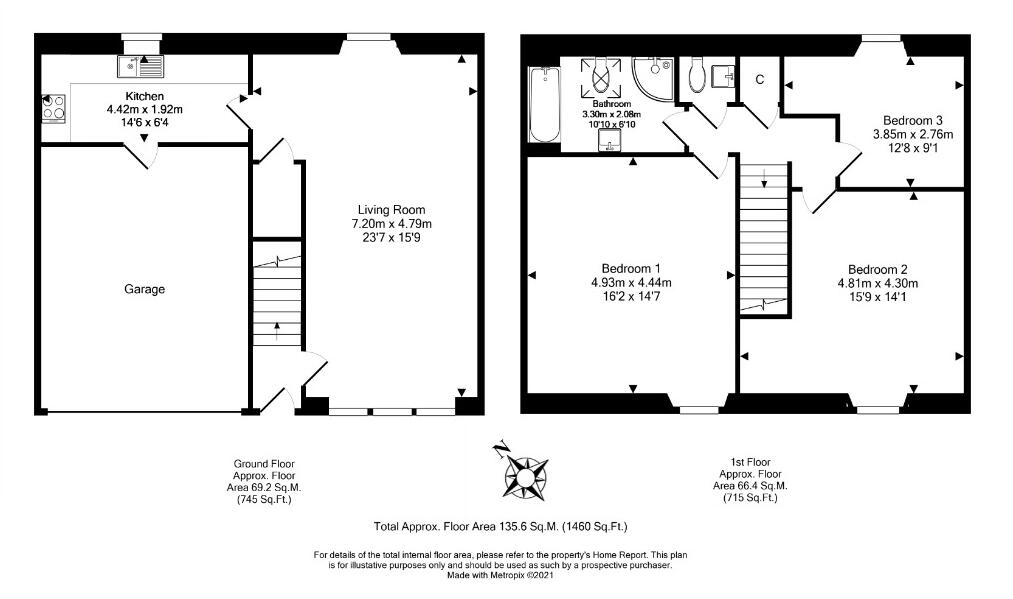 Sunbury Mews, Dean Village, Edinburgh, EH4 floorplan