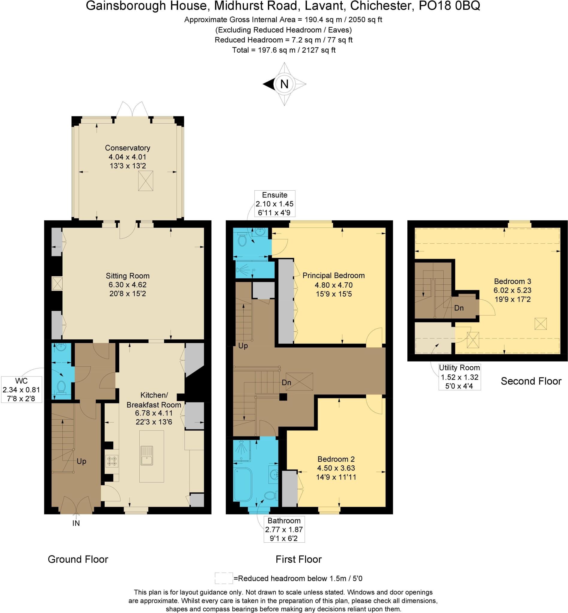 Gainsborough House, Lavant, nr Goodwood floorplan