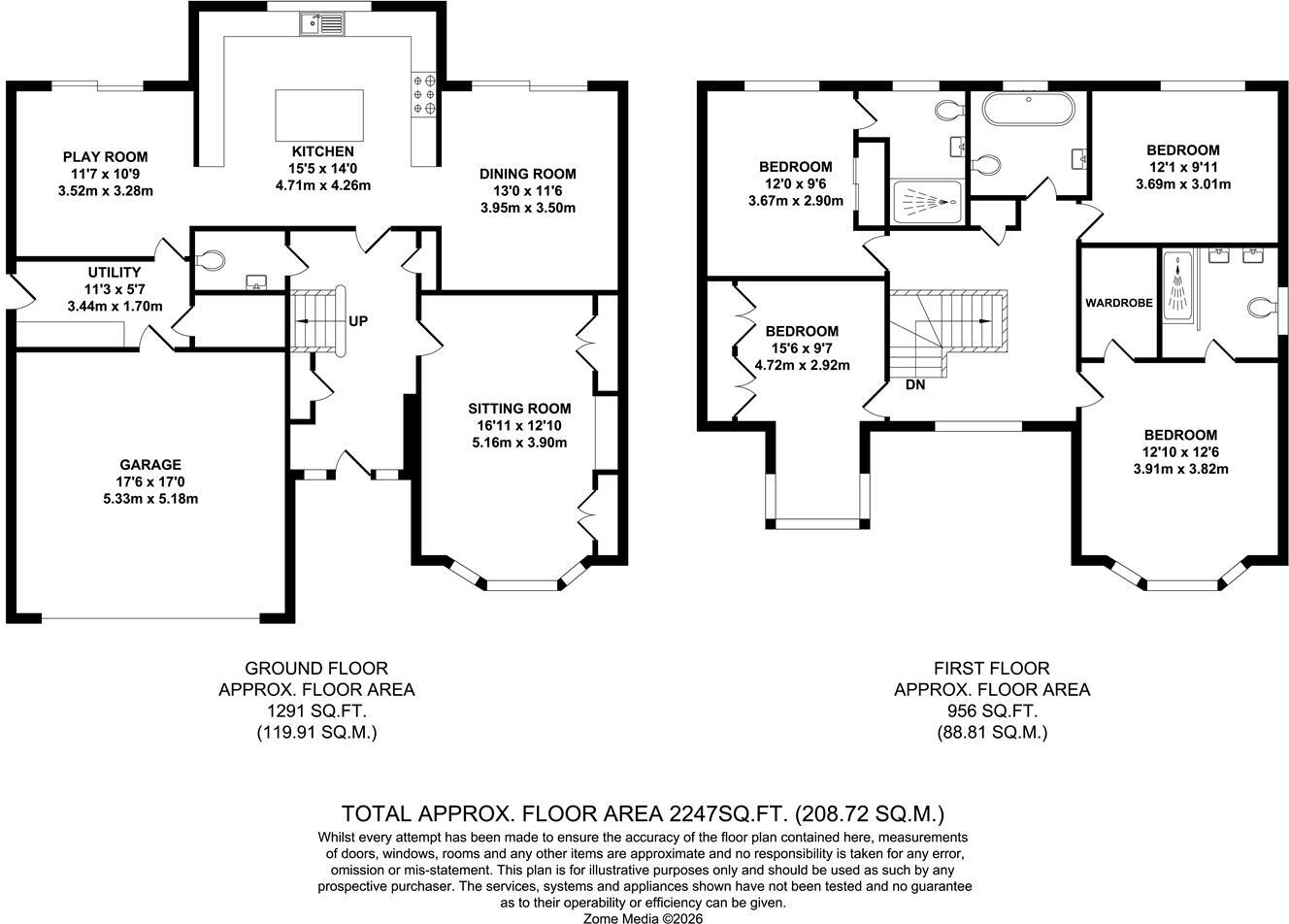 Quarry Road, Ryarsh floorplan