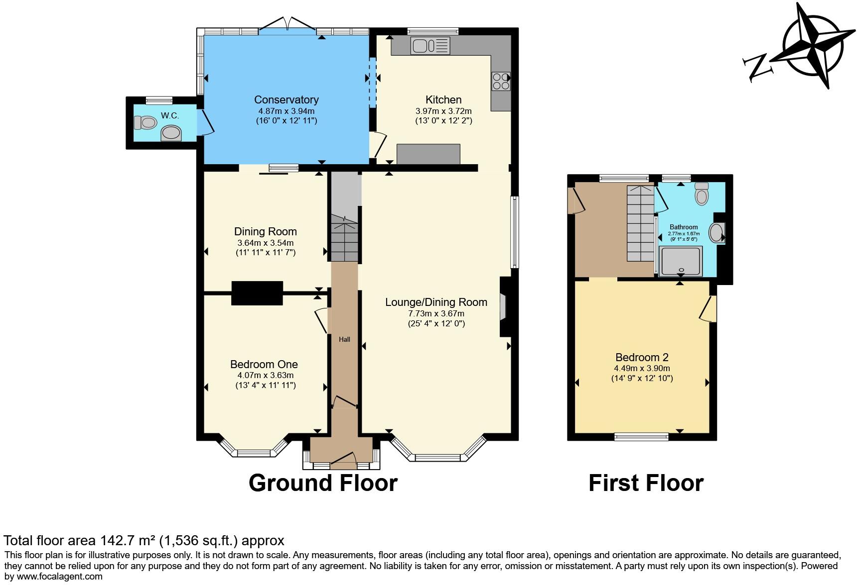 Faversham Road, Whitstable, CT5 floorplan