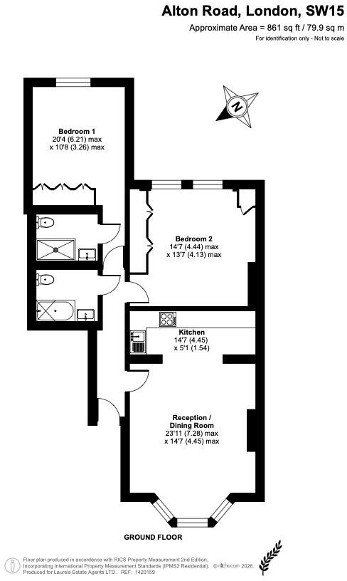 Alton Road, London, SW15 floorplan
