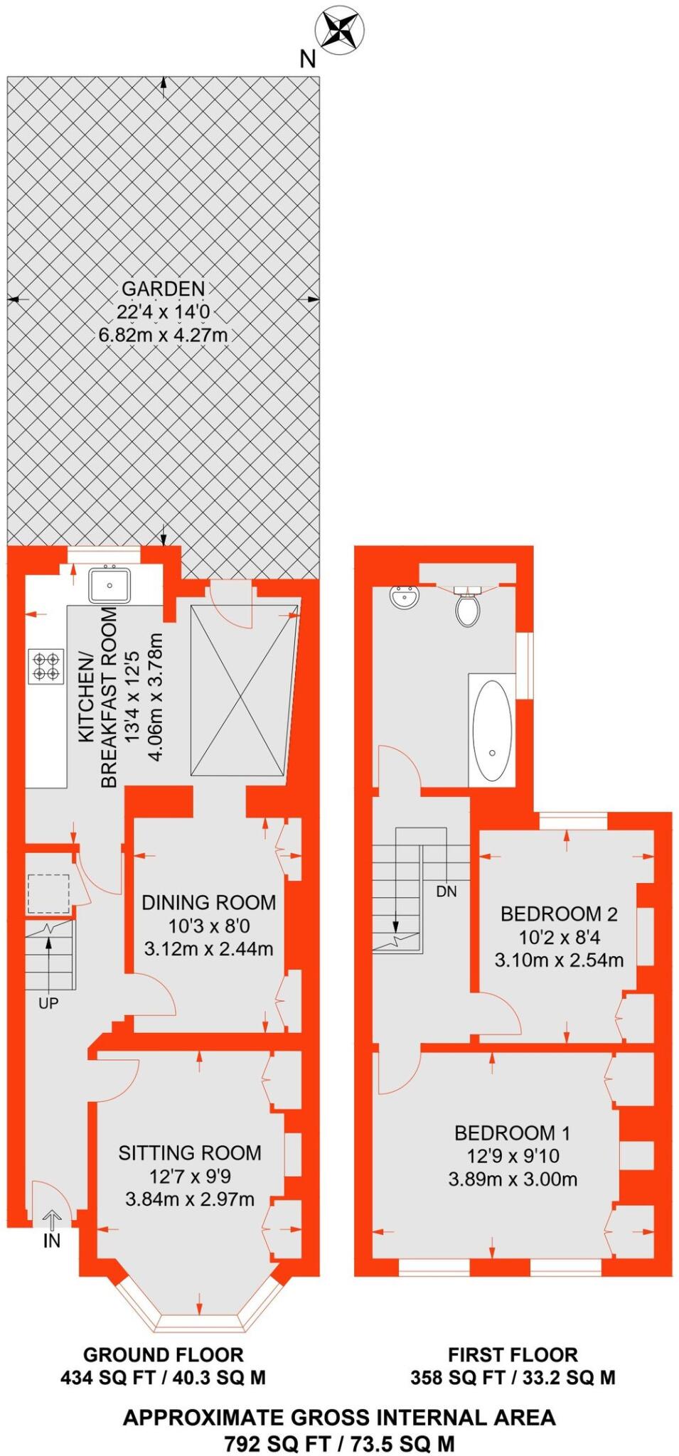 Chancery Lane, Beckenham, BR3 floorplan