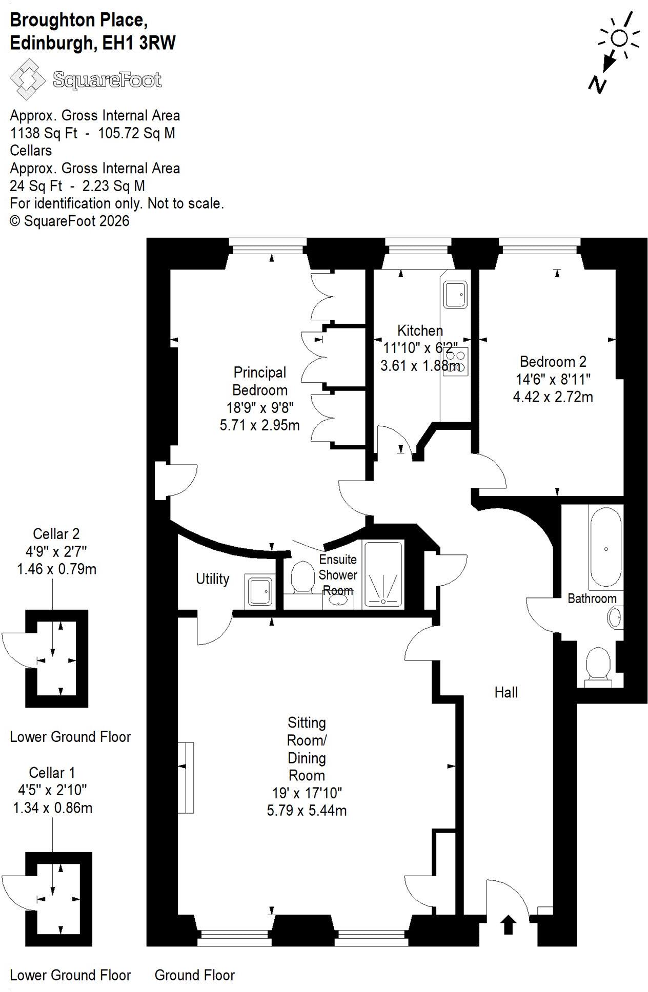 Broughton Place, Edinburgh floorplan