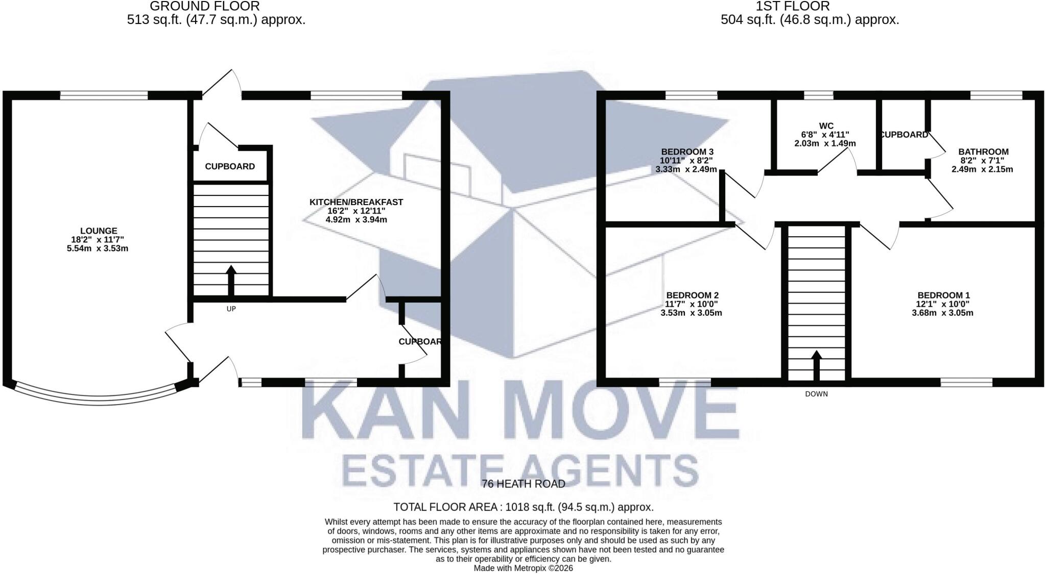 Heath Road, Middlestone Moor, Spennymoor floorplan