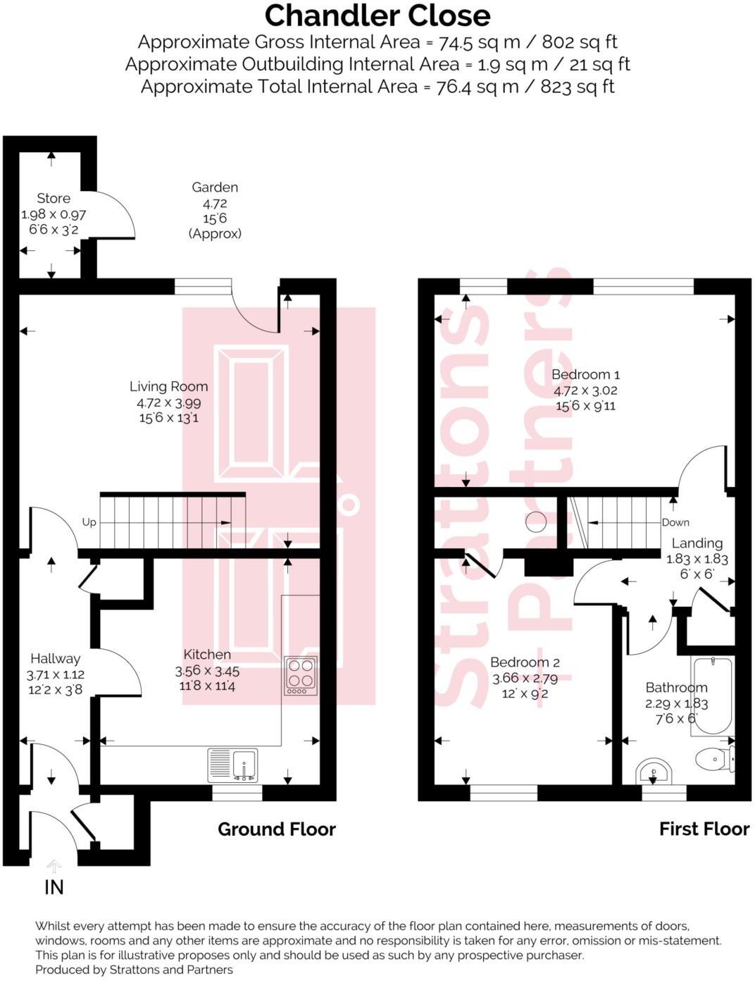 Chandler Close, Weston, Bath floorplan