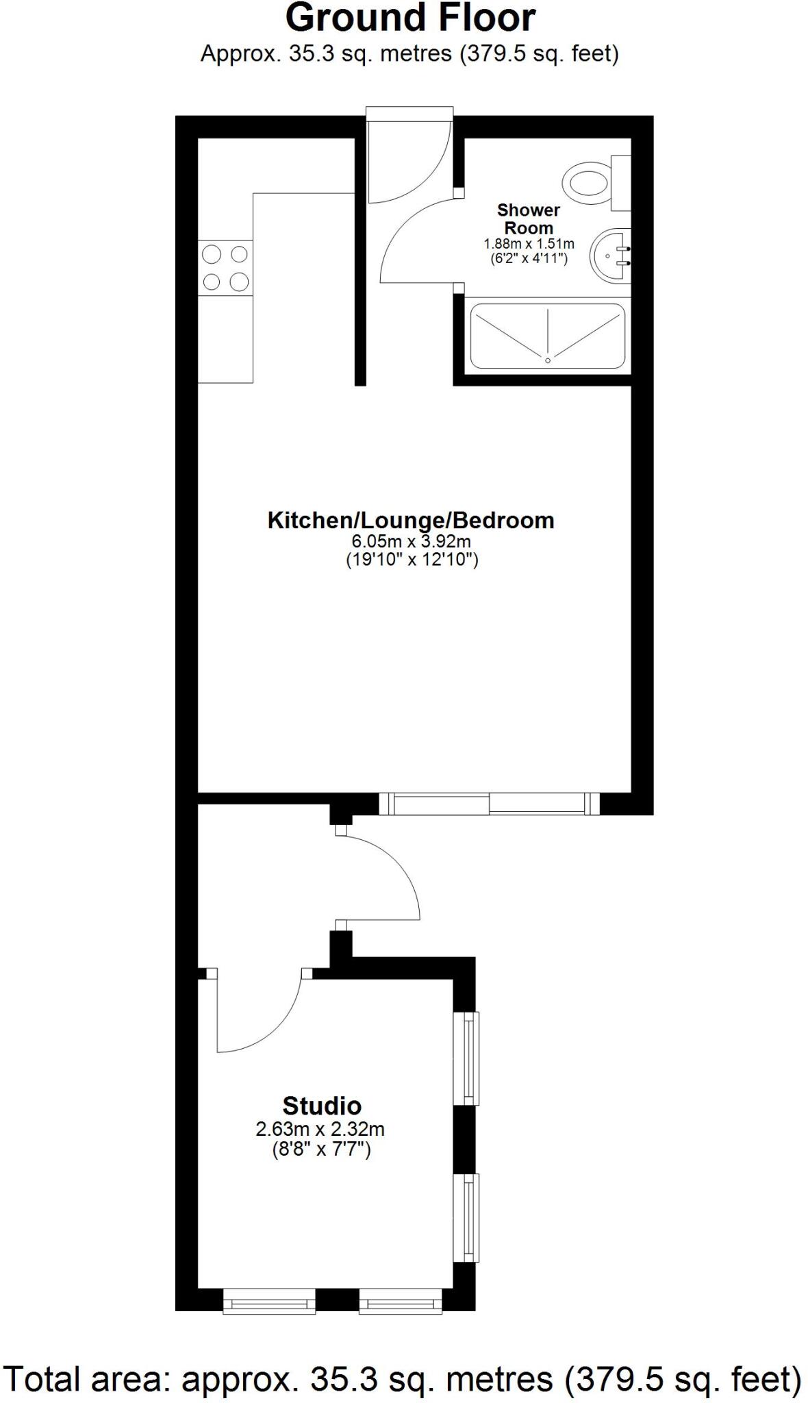 Upper Grosvenor Road Tunbridge Wells TN1 floorplan