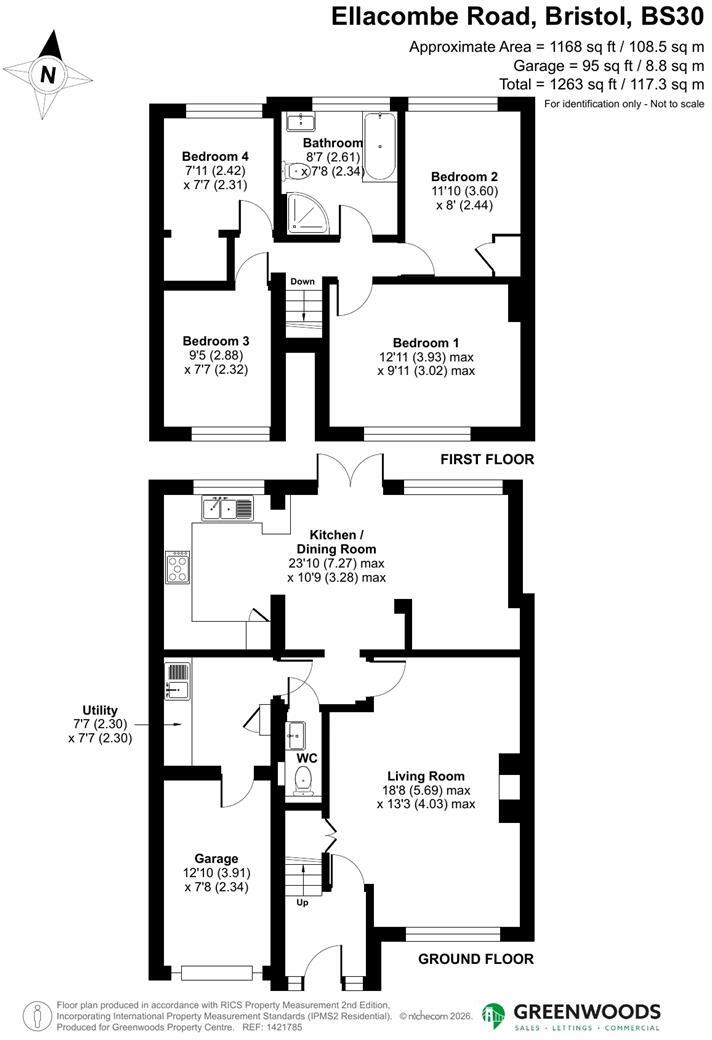 Ellacombe Road, Longwell Green, Bristol floorplan