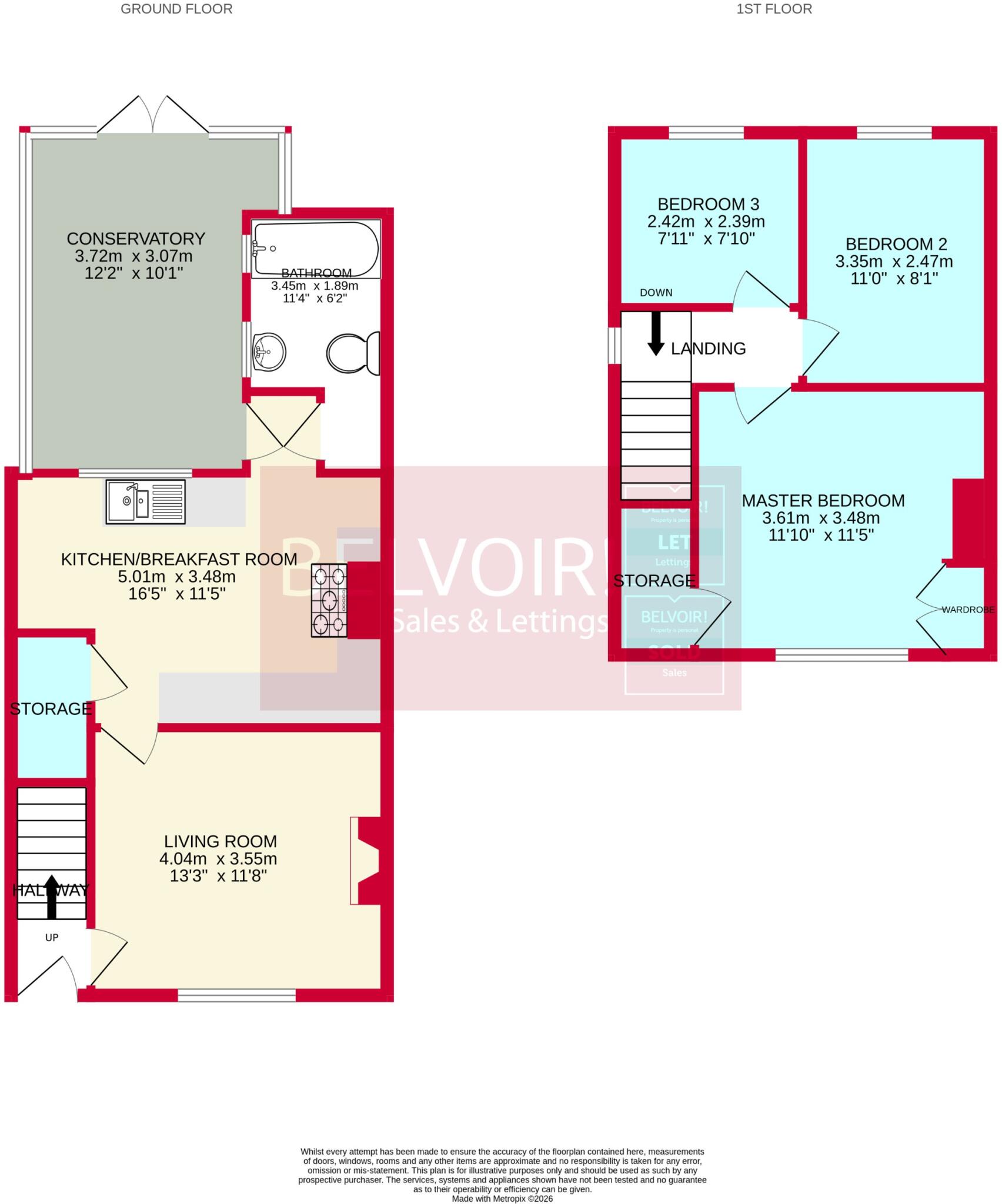 Fieldhouse Road, Hednesford, Cannock, WS12 floorplan