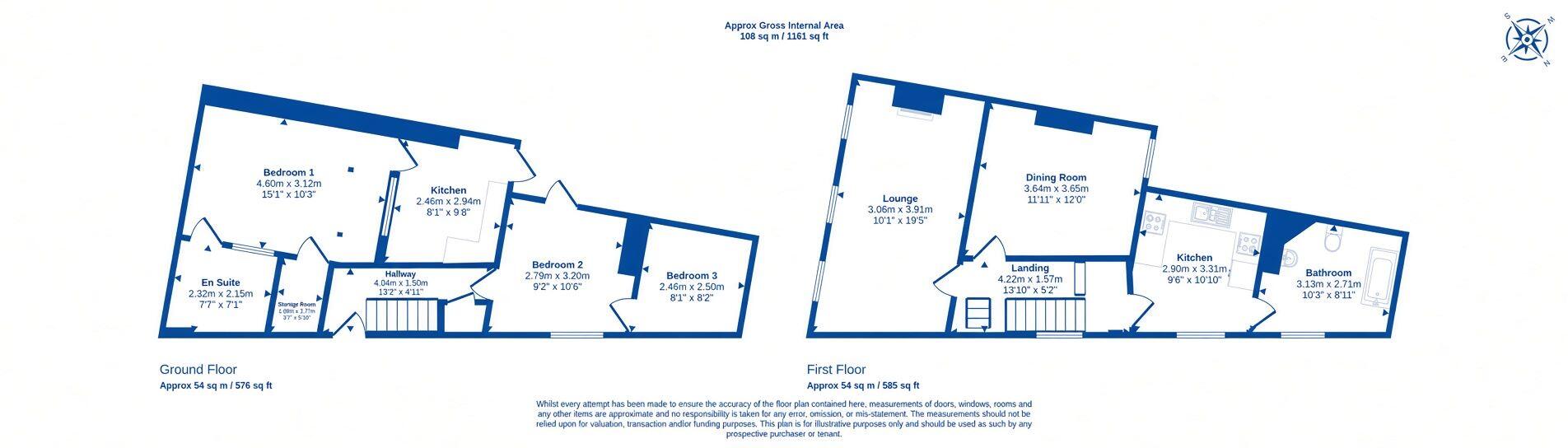 187 Charlemont Road, East Ham, London, E6 6AG floorplan